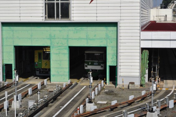 ニューシャトルの車両基地 埼玉県伊奈町 丸山DSC_0158