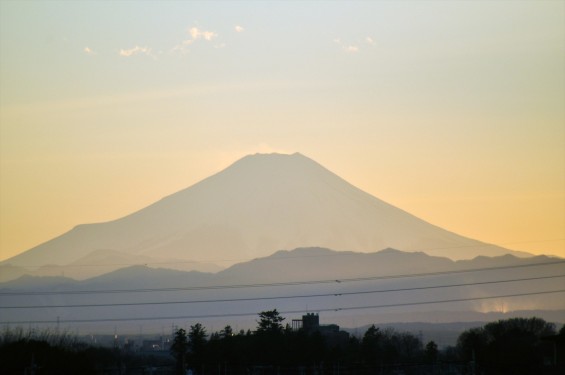 20150110　富士山の夕景DSC_0025