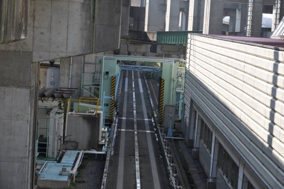 ニューシャトルの車両基地 埼玉県伊奈町 丸山DSC_0150