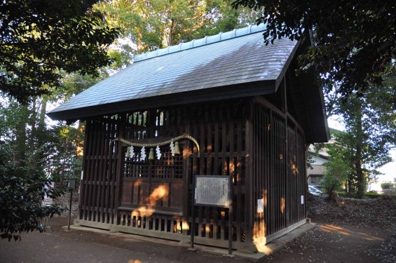 氷川三社に初詣　中山神社 旧社殿DSC_0071