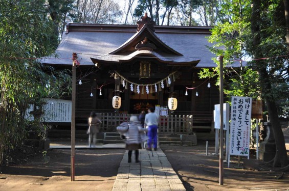 氷川三社に初詣　氷川女体神社DSC_0012拝殿