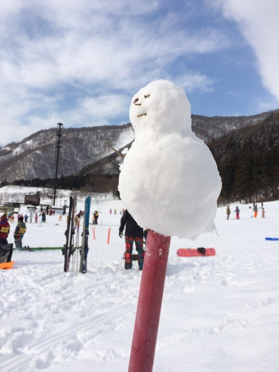 群馬県 水上 大穴スキー場 ミニ雪だるまさん写真 2015-02-11 10 17 04