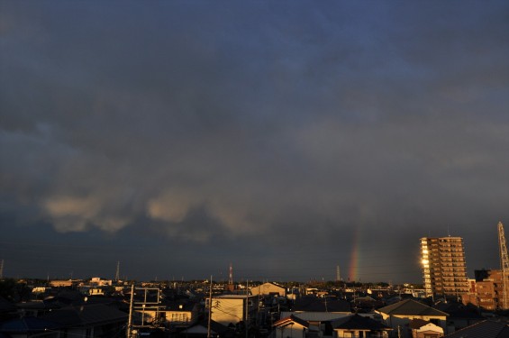 2015年4月15日　埼玉県上尾市から見えた雨後の虹DSC_0004