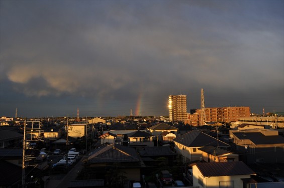 2015年4月15日　埼玉県上尾市から見えた雨後の虹DSC_0001