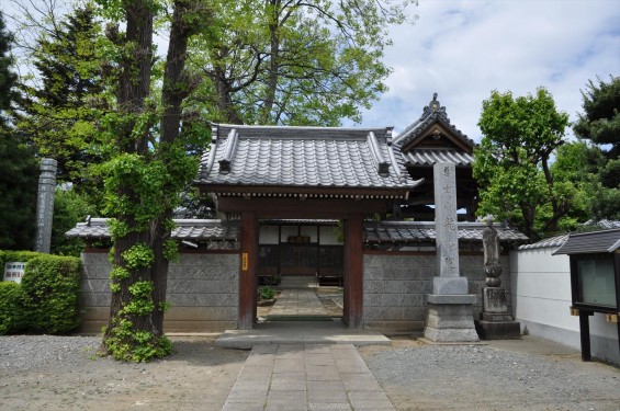 2015年5月1日 上尾市の寺 龍山院 山門DSC_0186