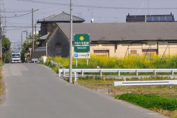 2015年5月 新緑の埼玉県行田市さきたま緑道から見えるさきたま霊園DSC_0047-