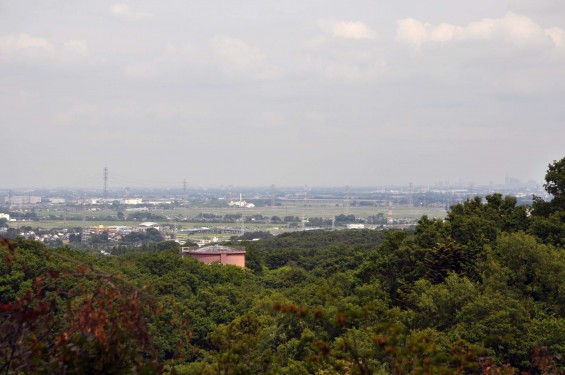 埼玉県東松山市 物見山から見える景色 さいたま市方向DSC_1368-