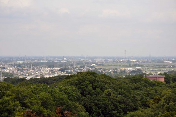 埼玉県東松山市 物見山から見える景色 桶川 上尾 さいたま市方向 DSC_1366-