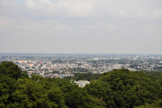 埼玉県東松山市 物見山から見える景色 北本桶川方向 高坂 ピオニウォークDSC_1369-