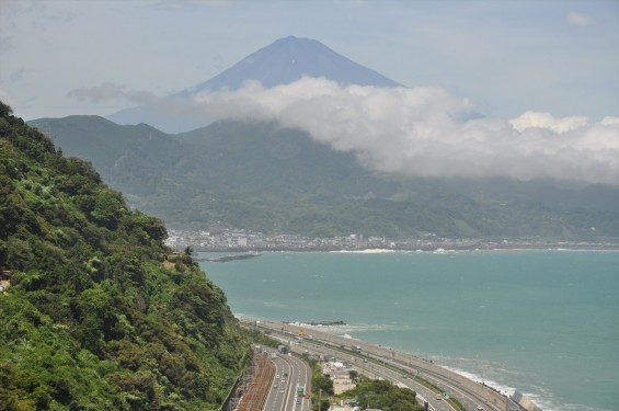 静岡県静岡市清水区 薩埵峠（さったとうげ）DSC_1773 展望台 見える景色と富士山