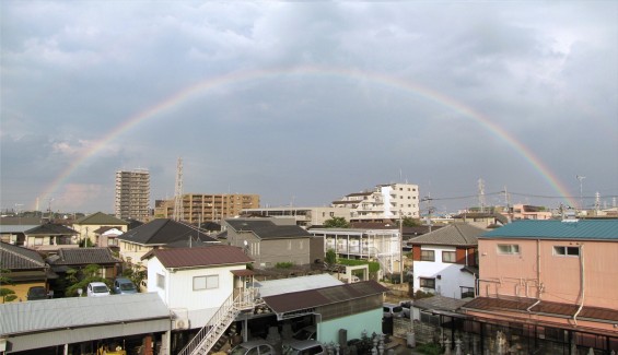 20150815 虹が出ていました（埼玉県上尾市 大塚本社から）名称未設定 1