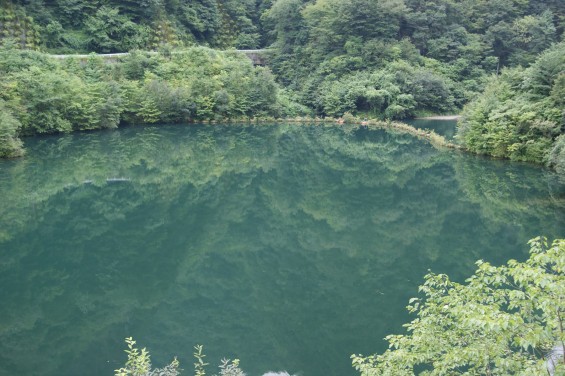 群馬県南牧村（なんもくむら）の自然石、生活の石を見てきました25 大仁田ダム 湖