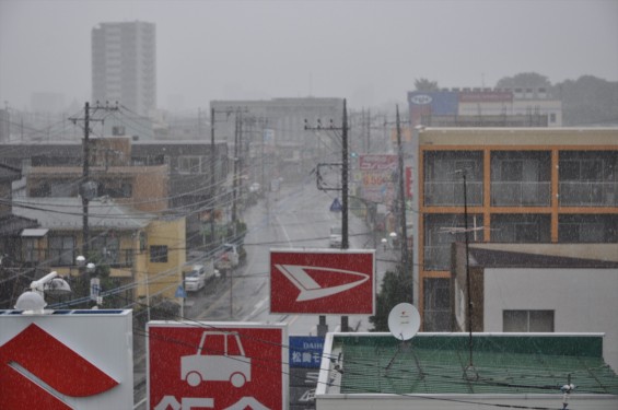 2015年9月9日 台風の土砂降りDSC_3676