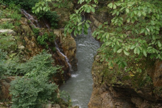 群馬県南牧村（なんもくむら）の自然石、生活の石を見てきましたDSC05822 沢 蝉の渓谷