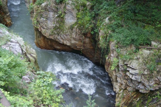 群馬県南牧村（なんもくむら）の自然石、生活の石を見てきましたDSC05817 沢 蝉の渓谷