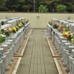 お墓参りの供花 仏花 彼岸 桶川霊園DSC_3875