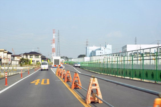 2015年10月　圏央道進捗状況　二ツ家アンダーパス開通（踏切だった場所）-DSC_4098