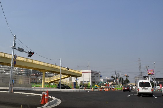 2015年10月　圏央道進捗状況　二ツ家アンダーパス開通（踏切だった場所）-DSC_4047