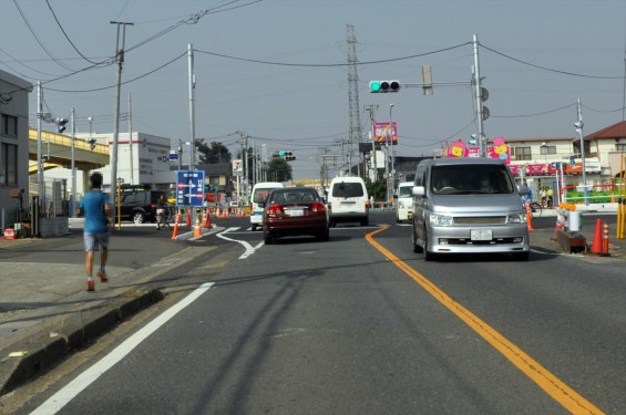 2015年10月 圏央道進捗状況 二ツ家アンダーパス開通(踏切だった場所)-DSC_4046