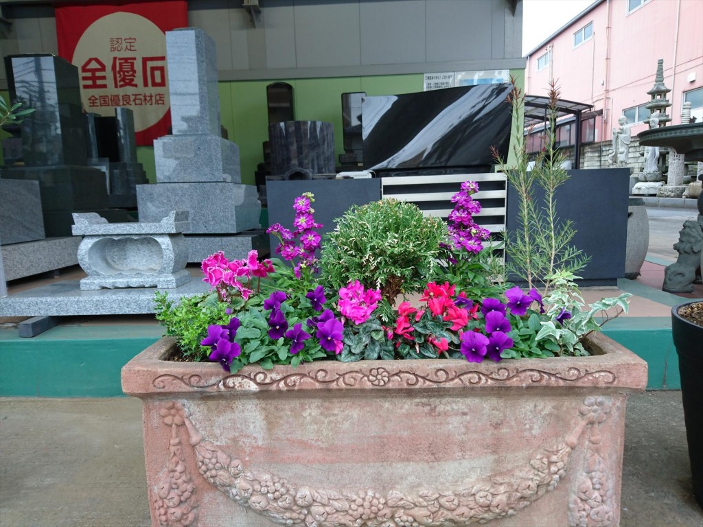 2015年11月 石材店の大塚の本社の花壇DSC_0009