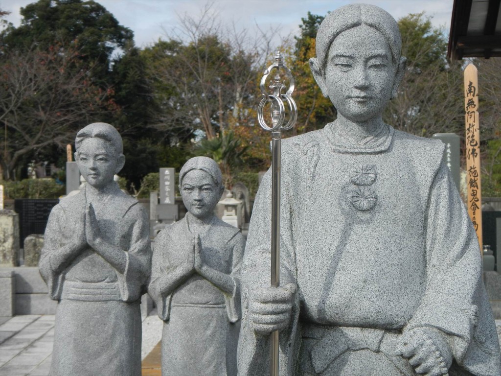 埼玉県久喜市の東明寺　法然上人旅立ち像DSCN7274