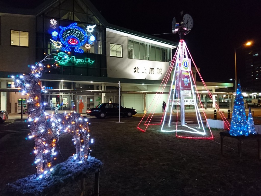 20151208 北上尾駅のイルミネーションDSC_0010