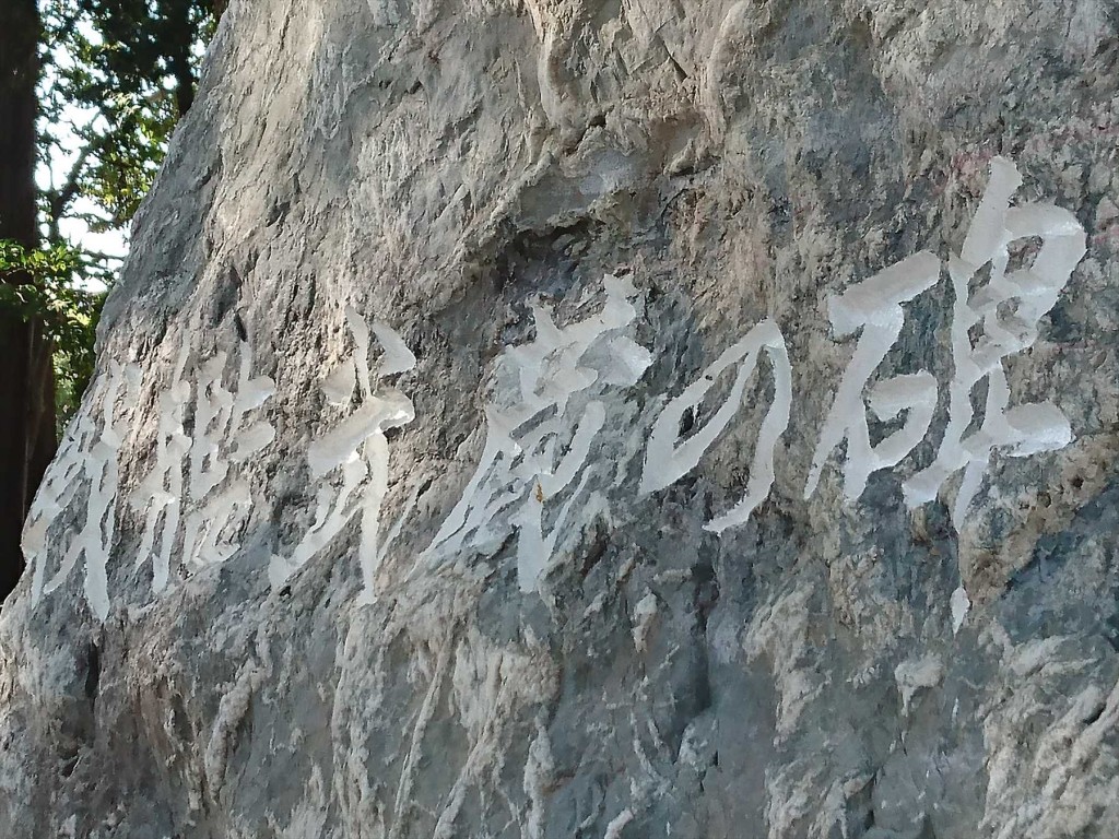 2016年1月正月 大宮氷川神社 戦艦武蔵の碑DSC_0078