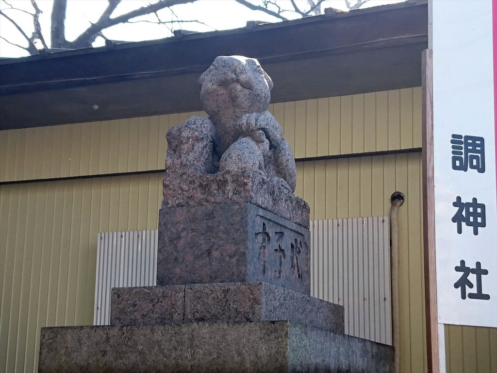 2016年1月正月 埼玉県さいたま市の調神社（調宮 つきのみや）初詣と石材の施工例DSC_0087