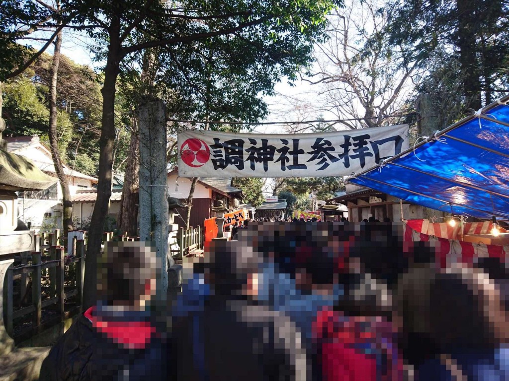 2016年1月正月 埼玉県さいたま市の調神社（調宮 つきのみや）初詣と石材の施工例DSC_0089