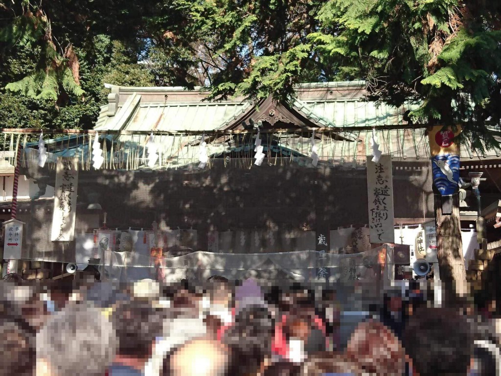 2016年1月正月 埼玉県さいたま市の調神社（調宮 つきのみや）初詣と石材の施工例DSC_0099