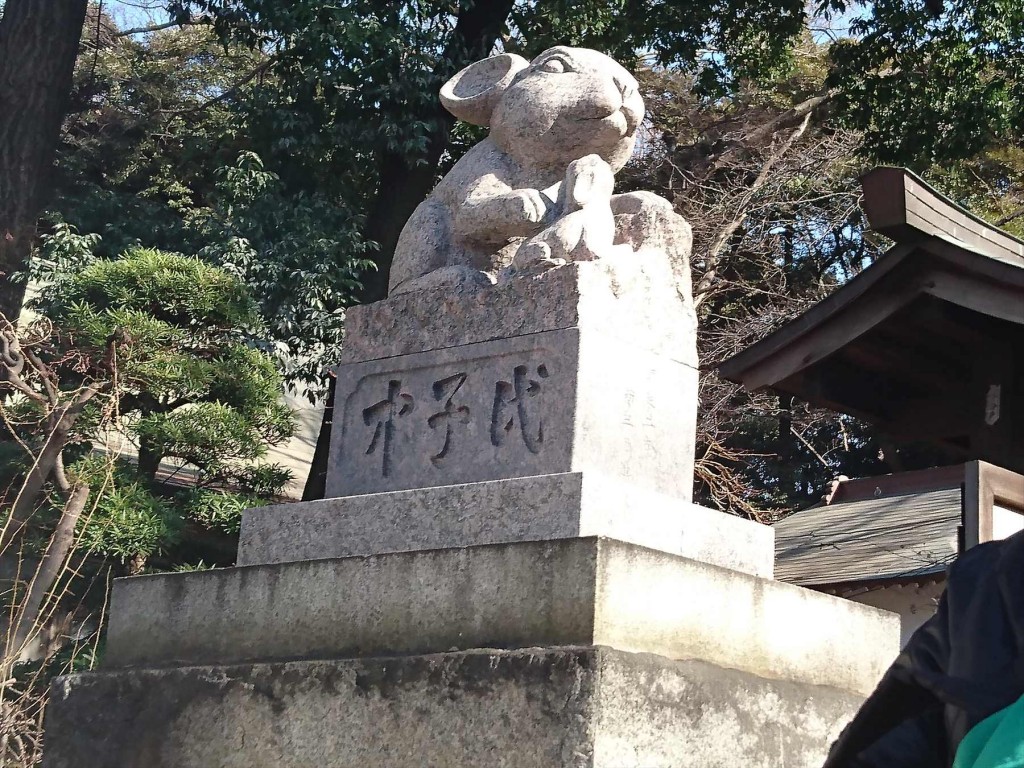 2016年1月正月 埼玉県さいたま市の調神社（調宮 つきのみや）初詣と石材の施工例DSC_0086