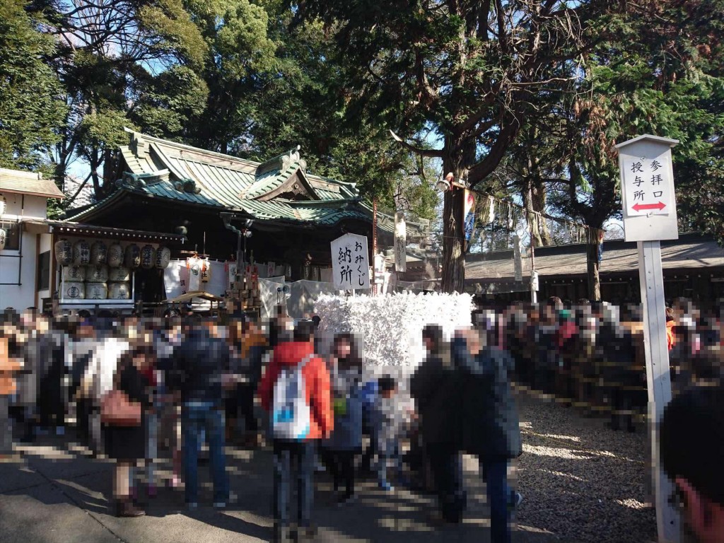 2016年1月正月 埼玉県さいたま市の調神社（調宮 つきのみや）初詣と石材の施工例DSC_0091