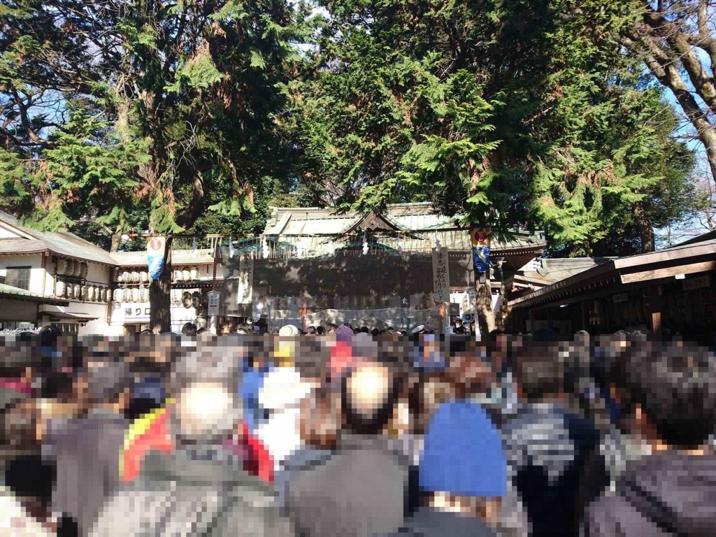 2016年1月正月 埼玉県さいたま市の調神社（調宮 つきのみや）初詣と石材の施工例DSC_0098