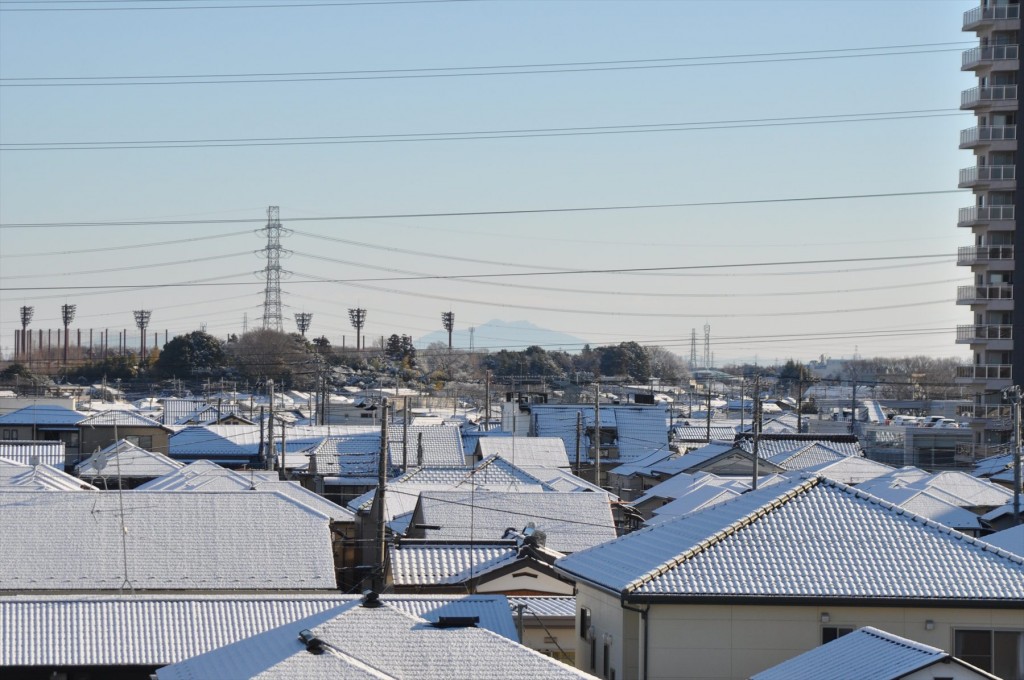 2016年2月7日 埼玉県上尾市の石材店 大塚 雪模様、雪化粧、雪景色DSC_4868- 茨城 筑波山