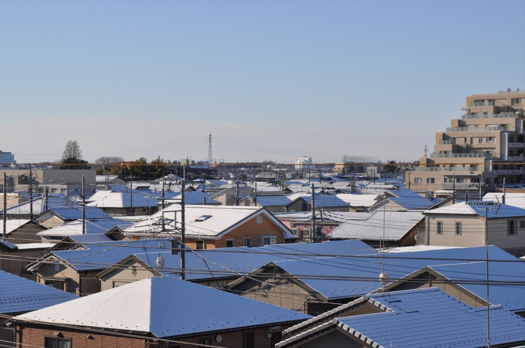 2016年2月7日 埼玉県上尾市の石材店 大塚 雪模様、雪化粧、雪景色DSC_4862-