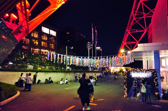 2016年5月 東京タワー 昼間と夜の比較 夜景 見比べ 同位置DSC_6834