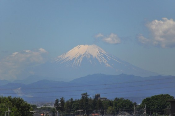 一年を通して富士山の変化を見る（埼玉県上尾市から）5月 005