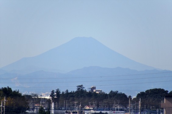 一年を通して富士山の変化を見る（埼玉県上尾市から）9月 009