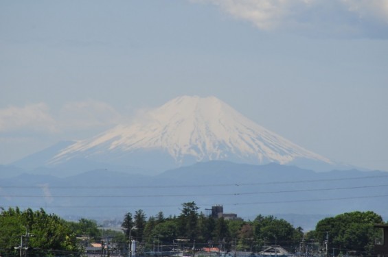 一年を通して富士山の変化を見る（埼玉県上尾市から）4月 004