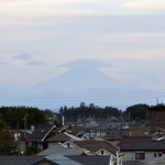 一年を通して富士山の変化を見る（埼玉県上尾市から）8月 008