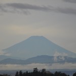 一年を通して富士山の変化を見る（埼玉県上尾市から）10月 010