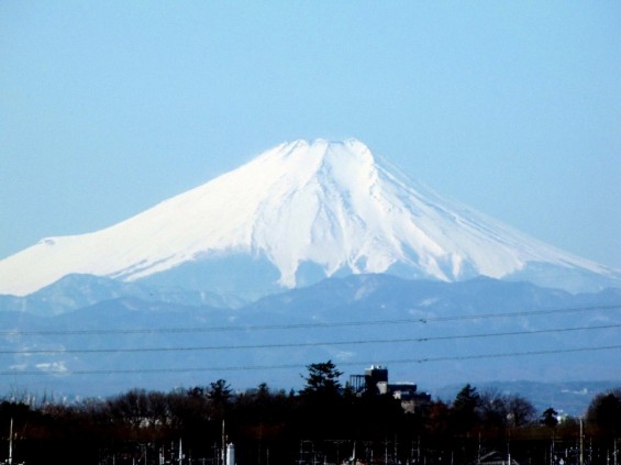 一年を通して富士山の変化を見る（埼玉県上尾市から）3月 003