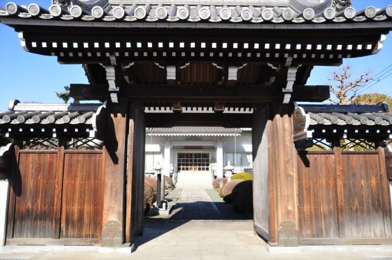 埼玉県伊奈町の寺院 松福寺 しょうふくじDSC_0091 山門