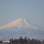 一年を通して富士山の変化を見る（埼玉県上尾市から）2月 002