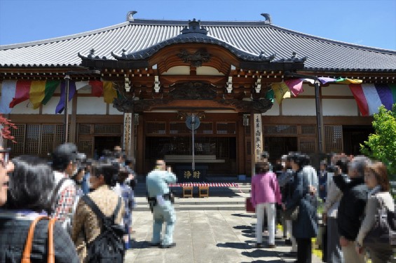 2017年4月23日 埼玉県上尾市 遍照院 大聖不動明王坐像 湯入れ式 鑿入れ式 大仏師 大佛師 松本明慶作 雛型 仏像彫刻DSC_2010-