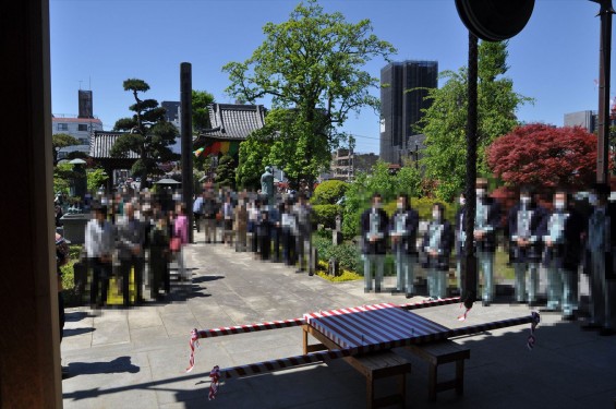 2017年4月23日 埼玉県上尾市 遍照院 大聖不動明王坐像 湯入れ式 鑿入れ式 大仏師 大佛師 松本明慶作 雛型 仏像彫刻DSC_2009-