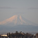 ・20141225 晴天のクリスマスの朝の富士山